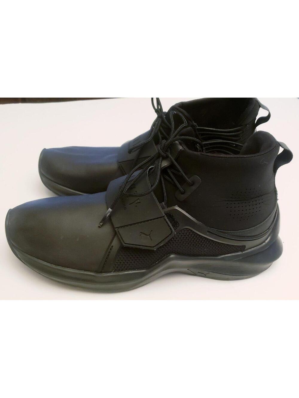 Puma Fenty Black High-Top Sneakers size 8